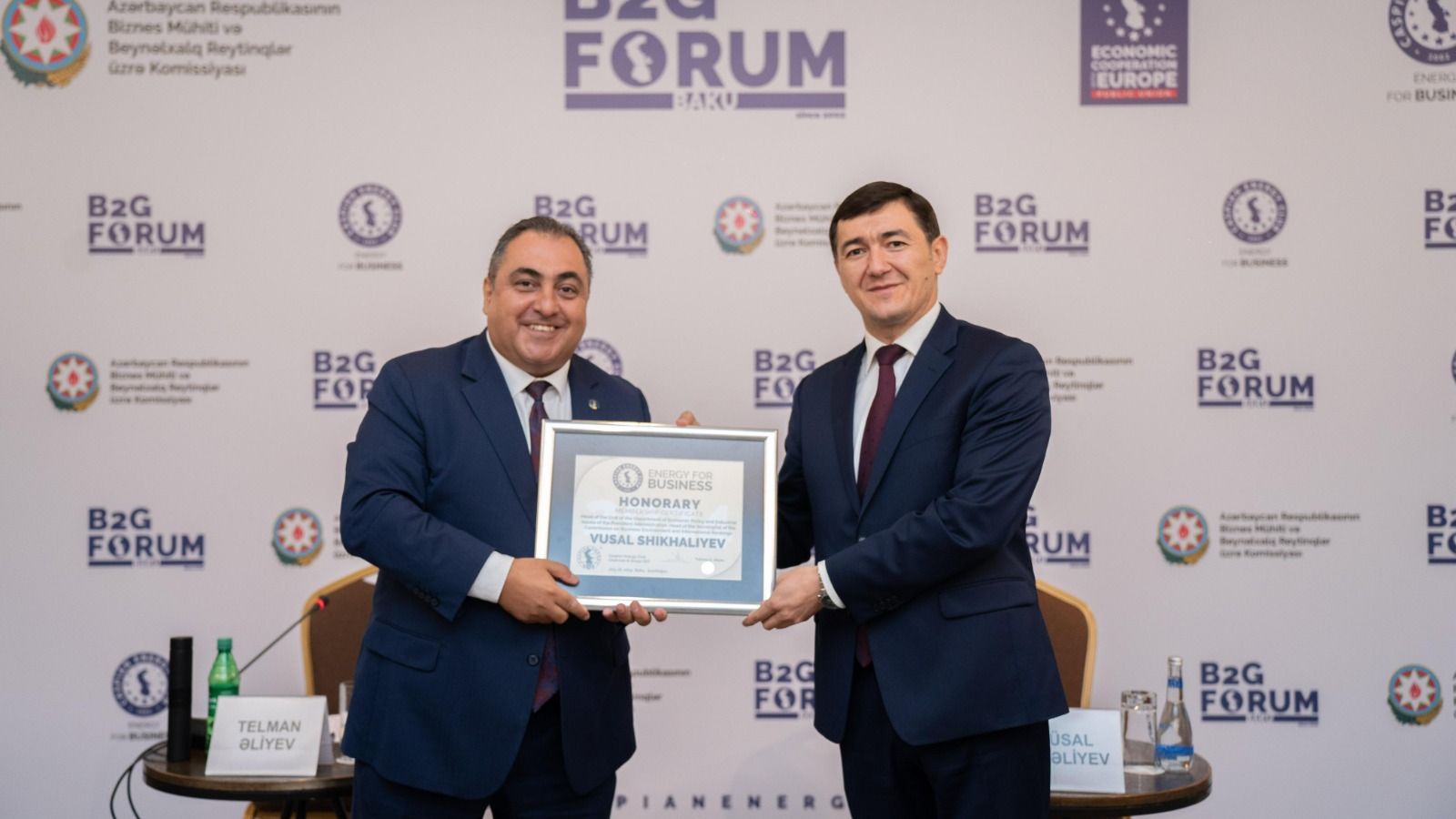 Vüsal Şıxəliyev “Caspian Energy Club”ın üzvləri ilə görüşüb