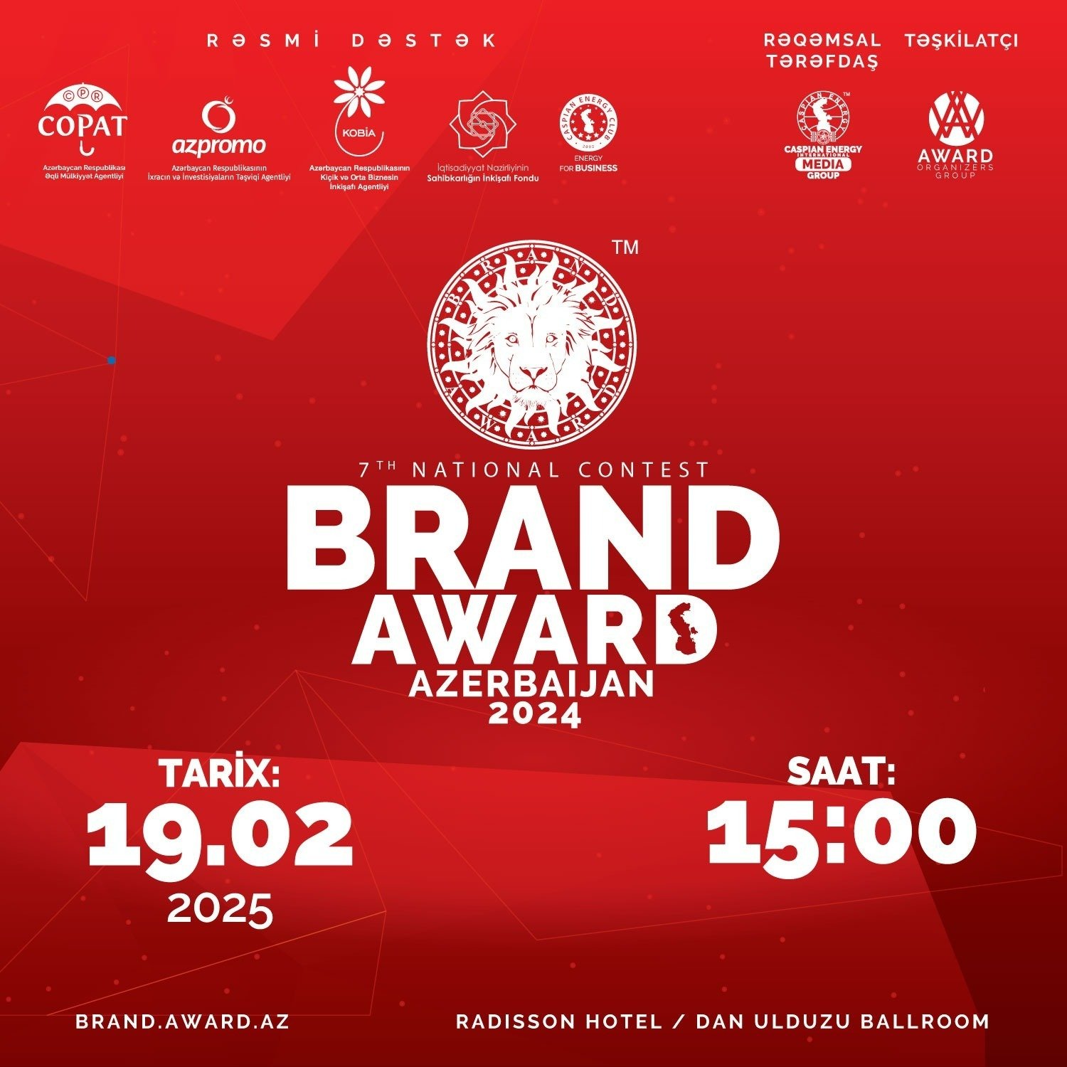 7-ci "Brand Award Azerbaijan" milli müsabiqəsi