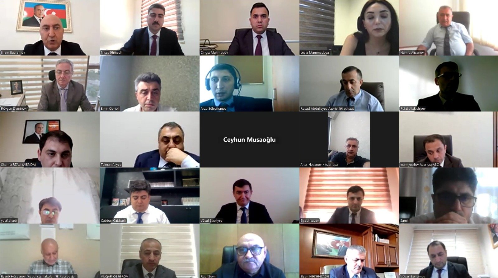 "Caspian Energy Club"ın nümayəndə heyəti “Su şəbəkələrinə qoşulma” işçi qrupunun növbəti iclasında iştirak edib