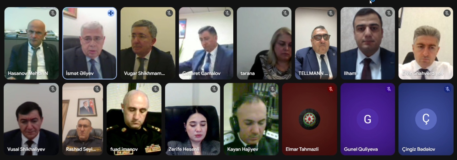 "Caspian Energy Club"ın nümayəndə heyəti Biznes mühiti və Beynəlxalq Reytinqlər üzrə Komissiyanın “Risklərin təhlili” işçi qrupunun növbəti iclasında iştirak edib