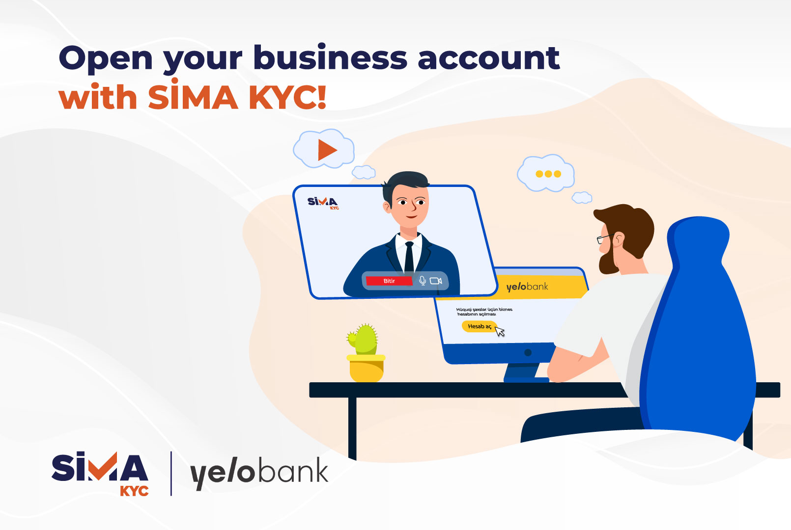 Open a corporate account without visiting a bank with “SİMA KYC”!