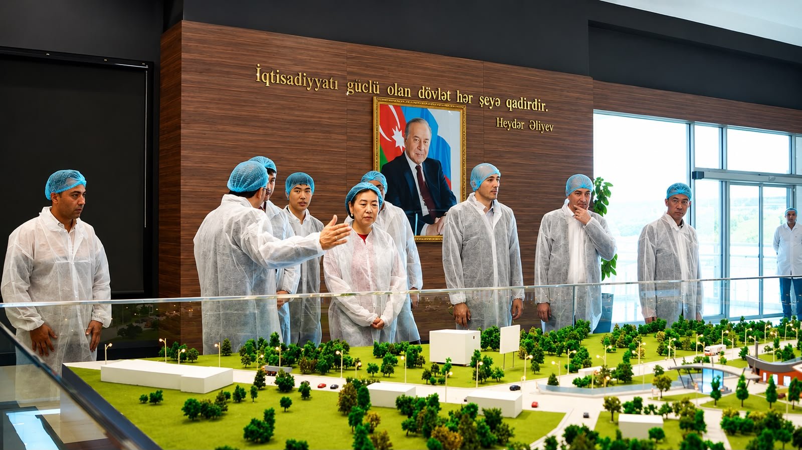 Səfir Lu Mey Oğuz, Şəki və Qəbələdəki müəssisələri ziyarət edib