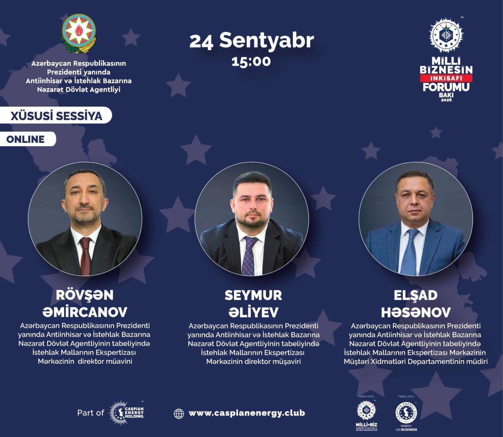 Milli Biznesin İnkişafı Forumu | Xüsusi Sessiya | Online | 24 sentyabr